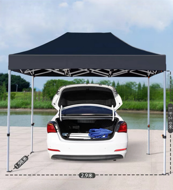 Tente de cadre en acier de luxe de salon commercial promotionnel de stand extérieur portatif d'impression faite sur commande pour les tentes d'exposition imperméables en aluminium