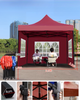 Offre spéciale de haute qualité Double couche personnalisée commerciale étanche avec murs pour tentes d'exposition étanches en aluminium