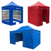 Tente à auvent Pop-Up pliante en acier, Portable, étanche, avec impression de logo personnalisable, événements avec paroi latérale de fenêtre