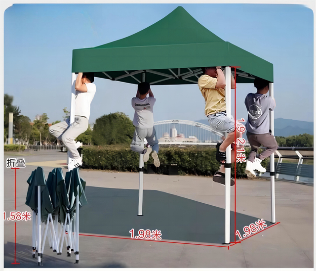 CONCEPTION GRATUITE Salon Pliant Autre Impression Personnalisée Pop up Auvent Gazebo Auvent Abri Chapiteau Tentes Extérieures Cadre Hexagonal