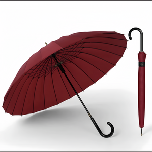 Grand logo coupe-vent en gros imprime un grand parapluie de golf personnalisé de marque promotionnelle de luxe