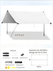 Fabrication de tentes de camping en plein air, auvent pour Sun Van, équipement de camping