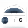Pare-soleil automatique de créateur de mode personnel, logo personnalisé, compact, portable, coupe-vent automatique, 3 parapluies pliants